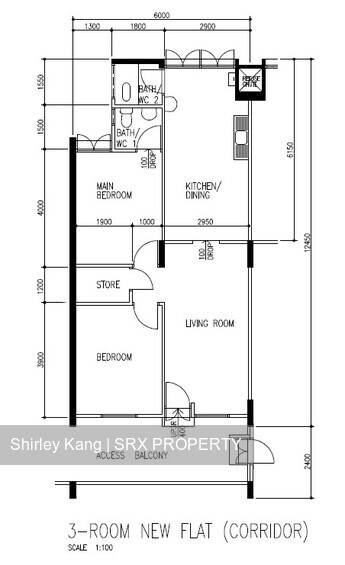 Blk 405 Ang Mo Kio Avenue 10 (Ang Mo Kio), HDB 3 Rooms #400474061